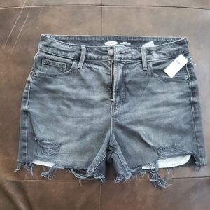 NWT Old Navy gray jean shorts